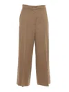 Max Mara Verbano Slim-fit Tailored Pants In Brown