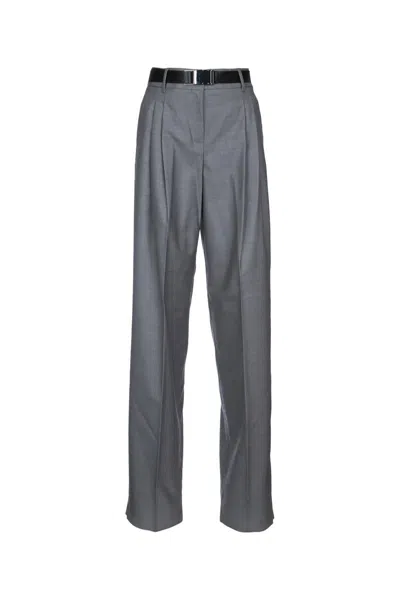 Max Mara Studio Pants In Gray