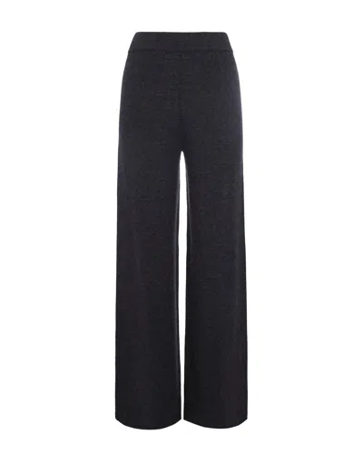 Max Mara Studio Pants In Gray