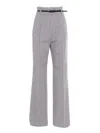 Max Mara Zac Medium Grey Long Trouser In Gray