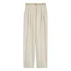 Max Mara Studio Entrata Trouser Beige In Neutral