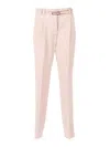 Max Mara Gisella Belt Trousers In Pink