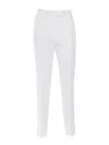 Max Mara Pantalón Casual - Blanco In White