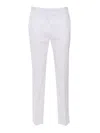 Max Mara David Long Trouser In White