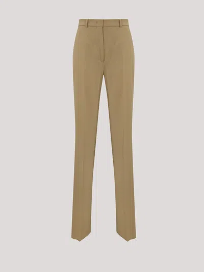 Max Mara Studio Pants Woman Beige In Brown