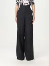 Max Mara Studio Pants Woman Black In Black