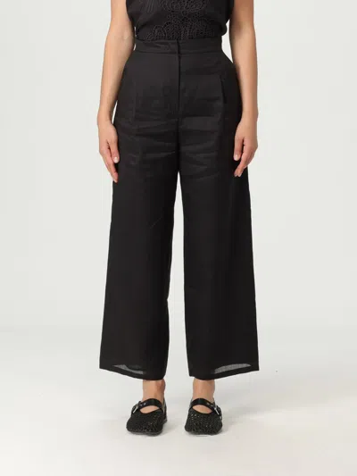 Max Mara Studio Pants Woman Black