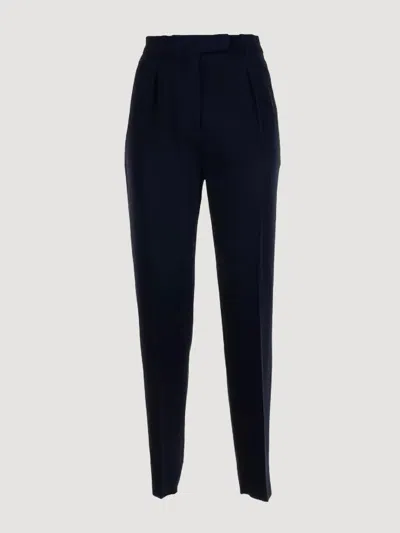 MAX MARA MAX MARA STUDIO PANTS WOMAN BLUE