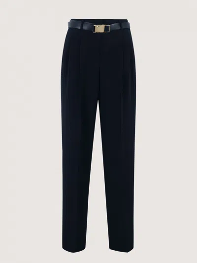 MAX MARA MAX MARA STUDIO PANTS WOMAN BLUE