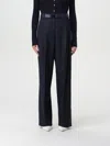 Max Mara Studio Pants Woman Blue In Blue