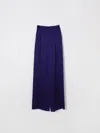 Max Mara Studio Pants Woman Blue Women In Blue