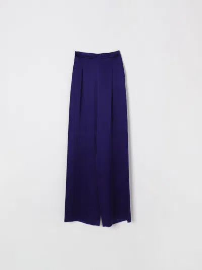 Max Mara Studio Pants Woman Blue Women