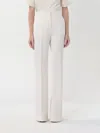 Max Mara Studio Pants Woman Butter Women In White