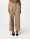Max Mara Pants In Camel Wool In Brown