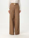 Max Mara Pants In Camel Wool In Brown