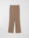 Max Mara Studio Pants Woman Camel Women In Brown