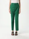 Max Mara Studio Pants Woman Green In Green