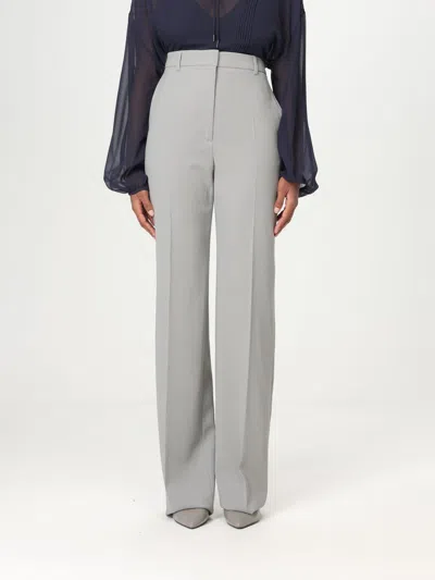 Max Mara Studio Pants Woman Grey In Gray