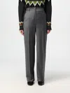 Max Mara Studio Pants Woman Grey Women In Gray