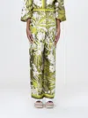 Max Mara Studio Pants Woman Kaki In Green
