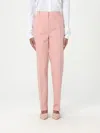 Max Mara Studio Pants Woman Pink In Pink