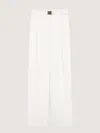 Max Mara Studio Pants Woman White In White
