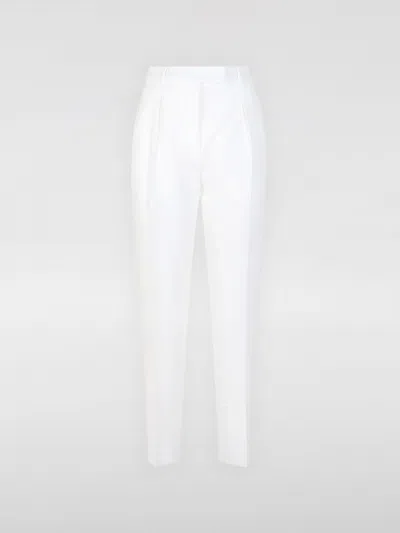 MAX MARA MAX MARA STUDIO PANTS WOMAN WHITE