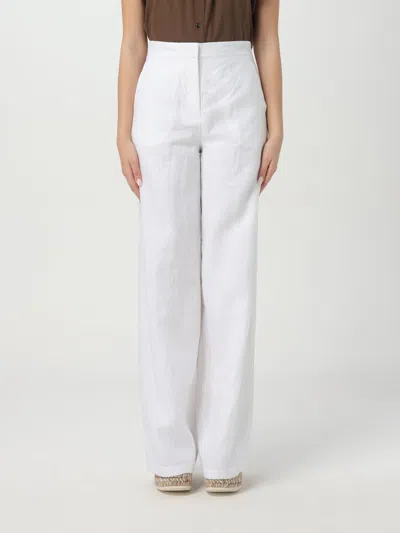 Max Mara Studio Pants Woman White