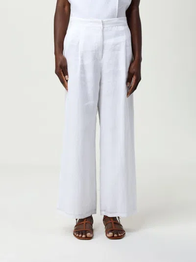 Max Mara Studio Pants Woman White