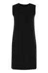 Max Mara Black Viscose Blend Dress