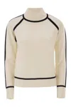 Max Mara Studio Pescara - Wool And Cashmere Turtleneck Sweater In Neutral