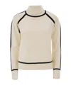 Max Mara Studio Pescara High Neck Jumper In Brown