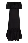 Max Mara Studio Petali Poplin Maxi Dress
