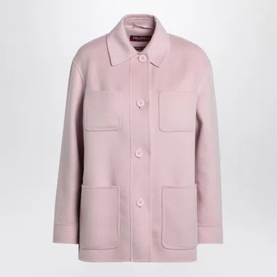 MAX MARA MAX MARA STUDIO  PINK WOOL BLEND JACKET