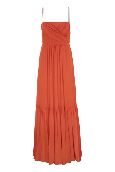 Max Mara Studio Pioppo - Draped Georgette Dress