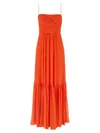 Max Mara Women's Pioppo - Draped Georgette Dress In Orange