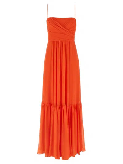 Max Mara Studio 'pioppo' Dress In Orange