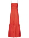 Max Mara 'pioppo' Dress In Orange