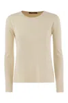 Max Mara Women's Poker - Boxy Jersey In Beige