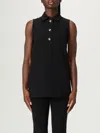 Max Mara Studio Polo Shirt Woman Black In Black