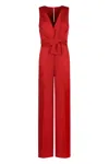 Max Mara Studio Pomez Jumpsuite In Red