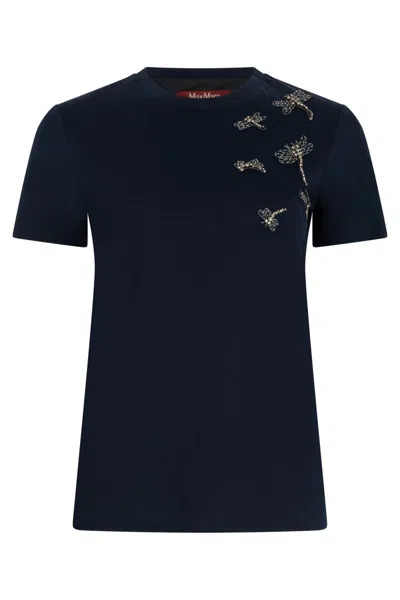 MAX MARA MAX MARA STUDIO PONTILE COTTON CREW-NECK T-SHIRT