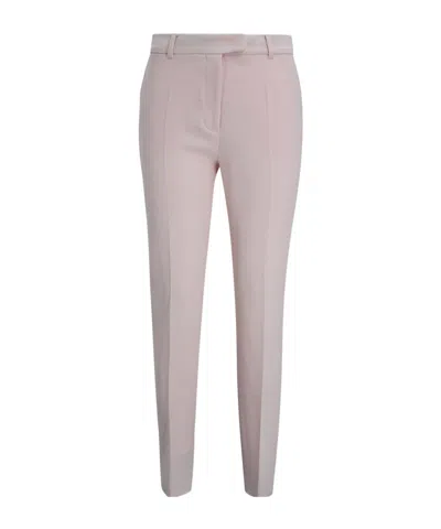 Max Mara Studio Pressed Crease Pants In Neutral