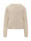 Max Mara Studio Pullover In Luxurious Mohair Blend In Mandorla