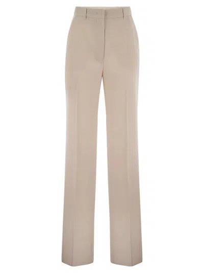 Max Mara Pleated Trousers In Neutral