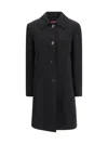 Max Mara Studio Racconto Coat In Black