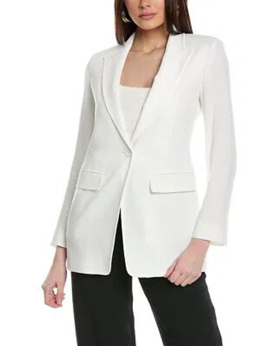 Pre-owned Max Mara Studio Reale Jacket Women's In White