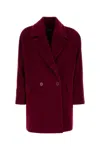 Max Mara Studio Red Wool Molo Coat