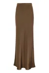 Max Mara Studio Rimini - Flowing Skirt In Envers Satin