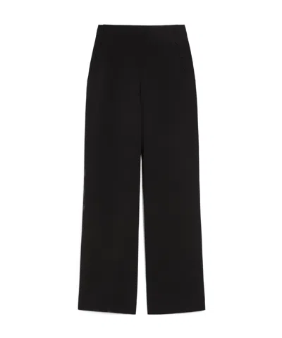 Max Mara Pleated Casual Pants In Black